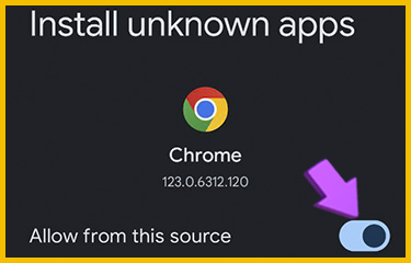Enable 'Unknown Sources' in your security settings.