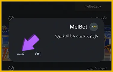 Install the application